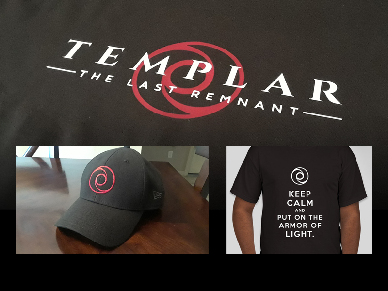 Templar The Last Remnant, merch, merchandise, giveaways, prizes, cap, t-shirt, brand, gear